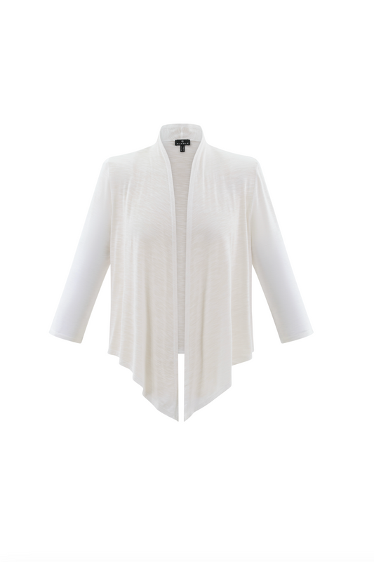 Marble Shrug w/ 3/4 Length Sleeves White 6541-102