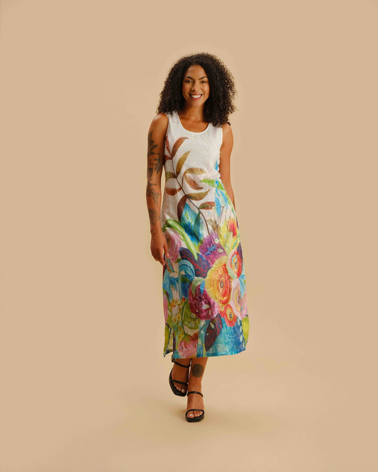 Funsport/Cativa Print Dress Garden Party 125106