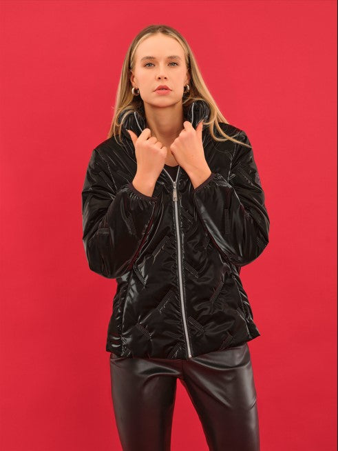 Dolcezza Luxe Woven Jacket  Black 75805