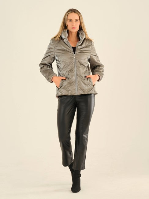 Dolcezza Luxe Woven Jacket  Taupe 75805