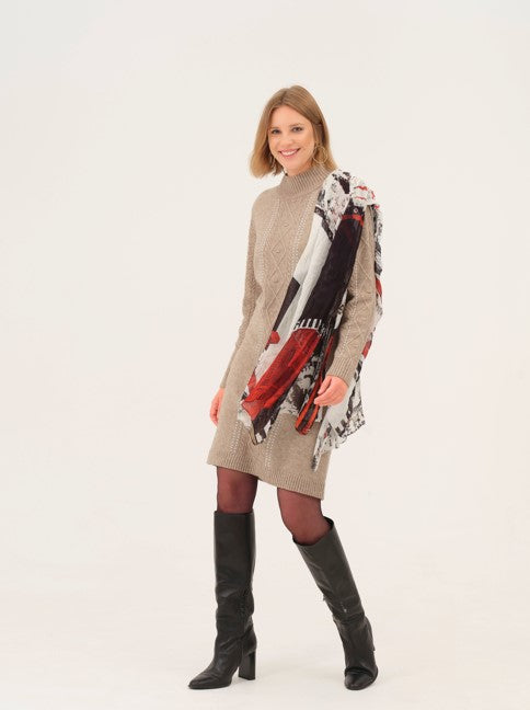 Dolcezza Woven Scarf -Carol Staub "Bookworm" 75904