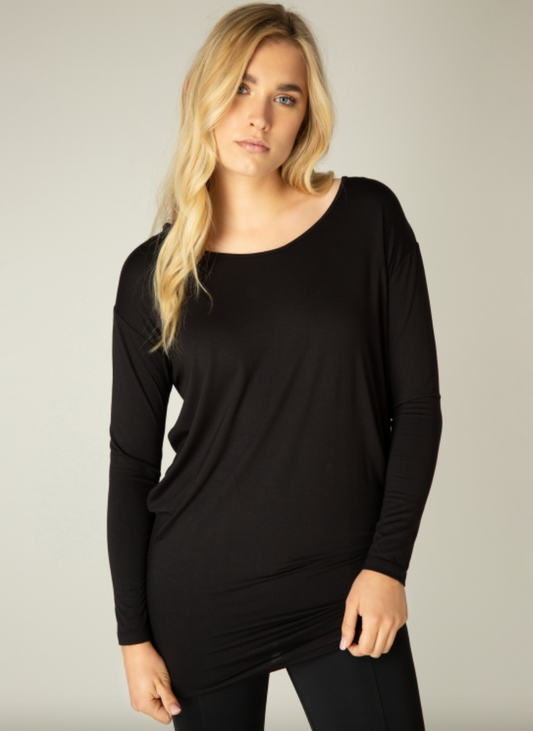 Base Level Yolanda Top/Tunic Black 6000028