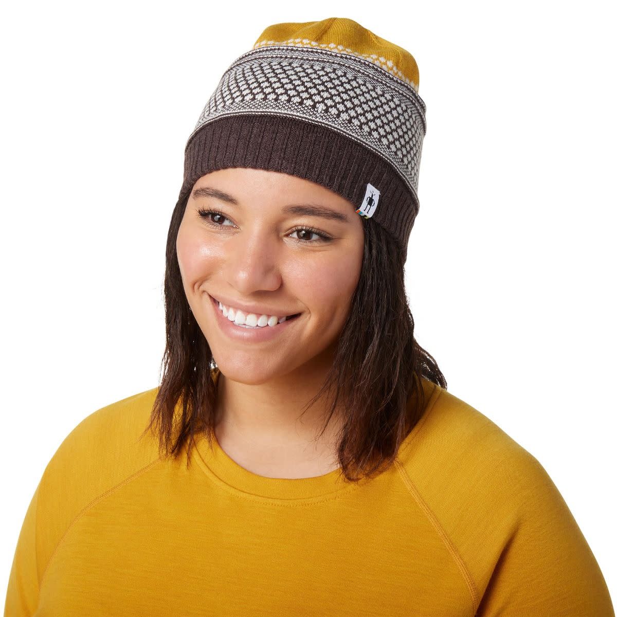 Smartwool  Popcorn Cable Beanie Honey Gold Heather SW011469K41-1FM
