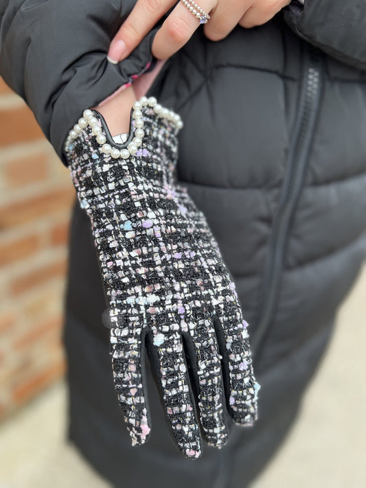 Pia Rossini Phoenix Gloves Black PH001